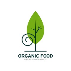 Organic Food Logo Template