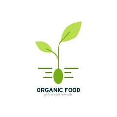 Organic Food Logo Template