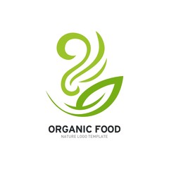 Organic Food Logo Template
