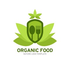 Organic Food Logo Template