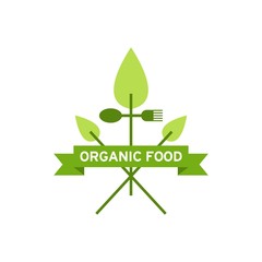 Organic Food Logo Template