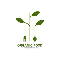 Organic Food Logo Template