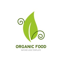 Organic Food Logo Template
