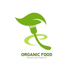 Organic Food Logo Template