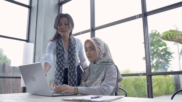 mentoring female employees by more experienced head of department in the company