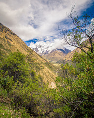 Valley in Andes Mountains Peru