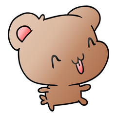 gradient cartoon kawaii cute happy hamster