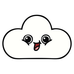 cute cartoon cloud