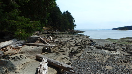 Rocky beach, Gabriola Island, British Columbia