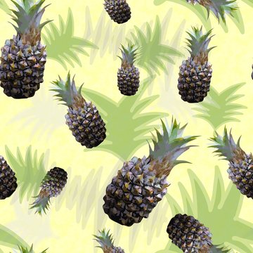 Tropical Dreams - Yellow Pineapple