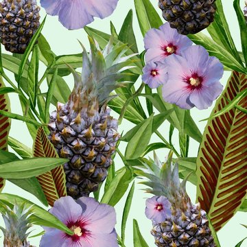 Tropical Dreams - Purple Hibiscus