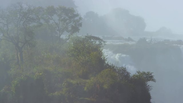 Scenic footage from Victoria Falls in Zimbabwe.