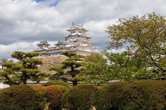 Himeji Castle, a national treasure and a world heritage site