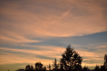 Fototapeta na wymiar Oregon sunset