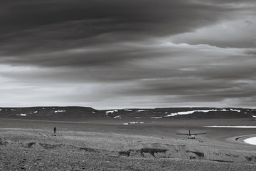 Dark summer day on Beechy Island