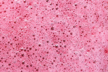Pink soap bubbles background