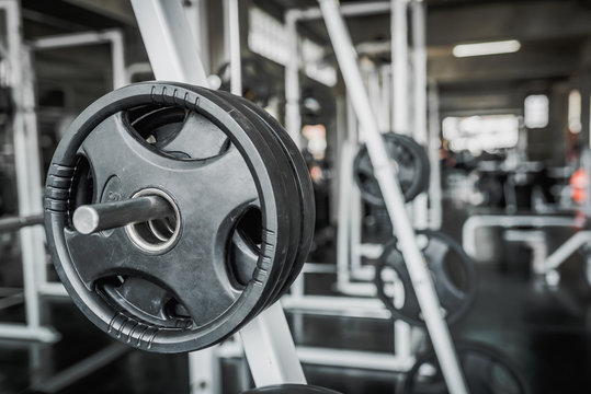 Weight Plates On Barbell