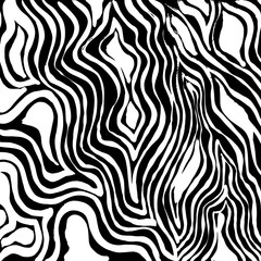 Brush grunge pattern. White and black vector.