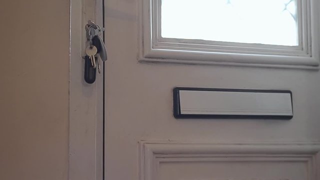 Mail posted through the letterbox