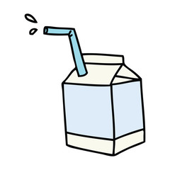 quirky hand drawn cartoon quirky hand drawn cartoon of milk