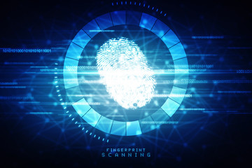 Technology security concept. Modern safety digital background