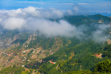 Stunning view from the viewpoint Mirador Pico del Inglés. Tenerife. Canary Islands..Spain