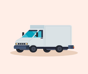 delivery service van vehicle