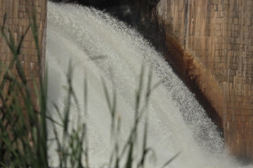 Water from dam