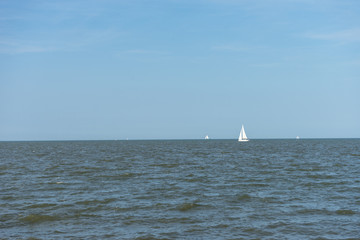 Obraz premium Netherlands,Wetlands,Maarken, a boat on a body of water