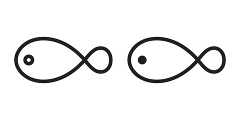 fish vector icon logo salmon tuna cartoon shark dolphin whale character line graphic symbol illustration © CNuisin