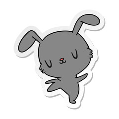 sticker cartoon kawaii cute furry bunny