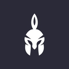 spartan gladiator sport logo minimalist mascot