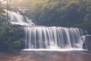 Beautiful full flowing waterfalls after rain