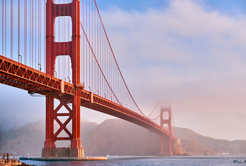 Fototapeta premium Golden Gate Bridge at morning, San Francisco, California