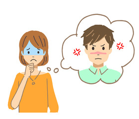 喧嘩に悩む女性