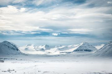 Brøgger glaciers, Svalbard