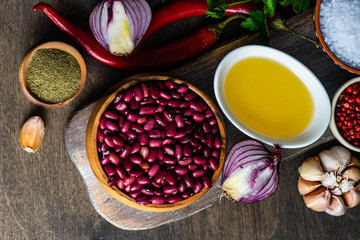 Organic food concept