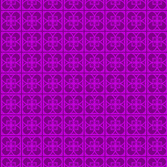 Seamless Pattern With Abstract Geometric Style. Repeating Sample Figure And Line. Vector illustration. Purple color