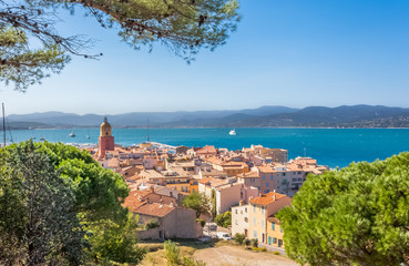 Ville mythique de Saint-Tropez, France