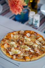 pizza with cheese