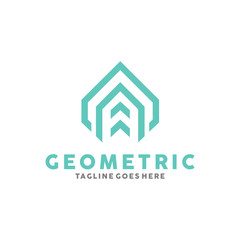 Geometric Symbol For Technology Logo Design Inspiration