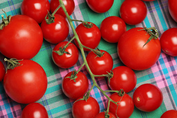 Tomatoes on the table