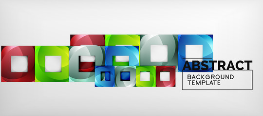 Abstract squares geometric background can be used in cover design, book design, website background