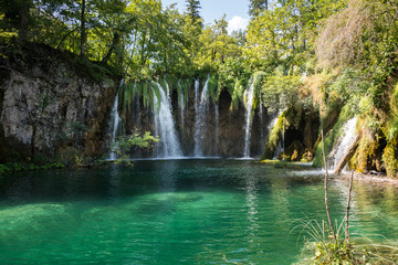 Fototapeta na wymiar Plitvice Lakes National Park in Croatia