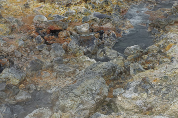 im Hochtemperaturgebiet Seltun, Krysuvik, Island