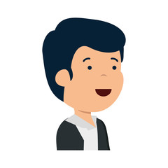 happy young man character