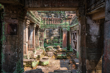 Preah Khan temple, Cabodia: Hall of dancers