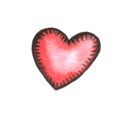 heart star month cloud illustration