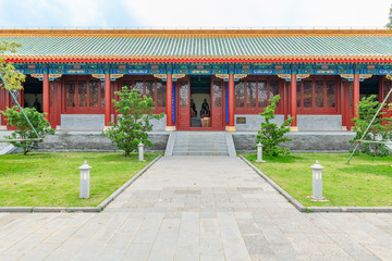 East porch and west porch in Confucius Temple in Suixi, Guangdong province