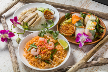 代表的なタイ料理　typical Thai cuisine